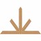 Ekena Millwork Saratoga Timber Gable Bracket, Western Red Cedar, 72"W x 48"H x 3 1/2"D x 5 1/2"F, 16/12 Pitch GBW072X48X0406SAR00SWR - alternate 1